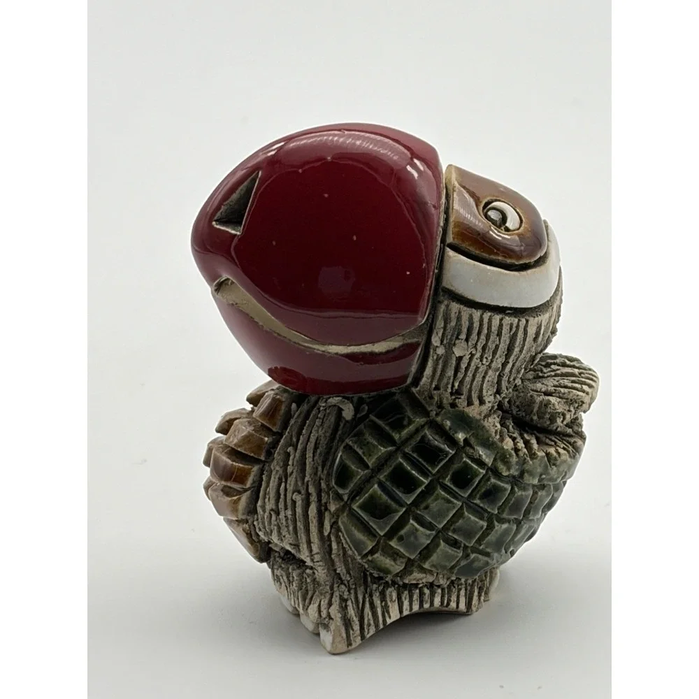Vintage Artesanía Rinconada Parrot Retired Figurine Papagayo Uruguay Perfect